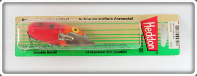 Heddon Red Orange Head Crazy Crawler Lure On Card X9120COR 