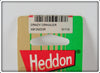 Heddon Red Orange Head Crazy Crawler On Card