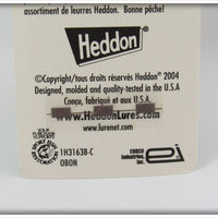 Heddon Red Sparkle Crazy Crawler On Card