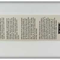 Heddon Red Sparkle Crazy Crawler On Card