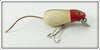 Vintage Shur Strike White With Red Head PP Mouse Lure PP 46