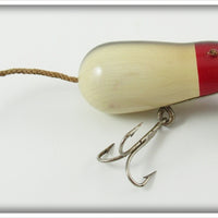 Vintage Shur Strike White With Red Head PP Mouse Lure PP 46