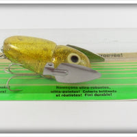 Heddon Yellow Sparkle Crazy Crawler Lure On Card X912067