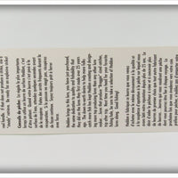 Heddon Yellow Sparkle Crazy Crawler On Card