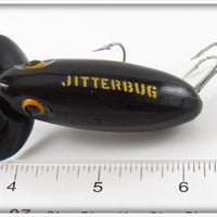 Arbogast Black Plastic Lip Jitterbug In Box