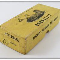 Arbogast Black Plastic Lip Jitterbug In Box