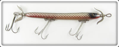 Vintage Heddon Shiner Scale Torpedo Spook Lure 9139P