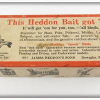 Vintage Heddon Shiner Scale Vamp Spook Empty Lure Box 9759P