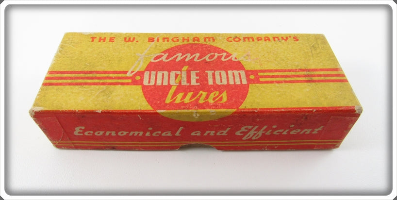 Vintage W. Bingham Co Famous Uncle Tom Empty Lure Box 982