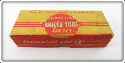 Vintage W. Bingham Co Famous Uncle Tom Empty Lure Box 982