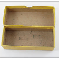 Arbogast Yellow White Belly Plastic Lip Jitterbug In Box