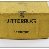 Arbogast Yellow White Belly Plastic Lip Jitterbug In Box