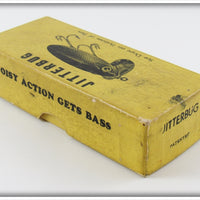 Arbogast Yellow White Belly Plastic Lip Jitterbug In Box