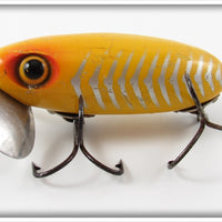 Arbogast Yellow Silver Ribs Jitterbug