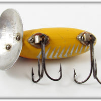 Arbogast Yellow Silver Ribs Jitterbug