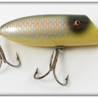 Vintage Shur Strike Shiner Scale Baby Slant Nose Lure B6 