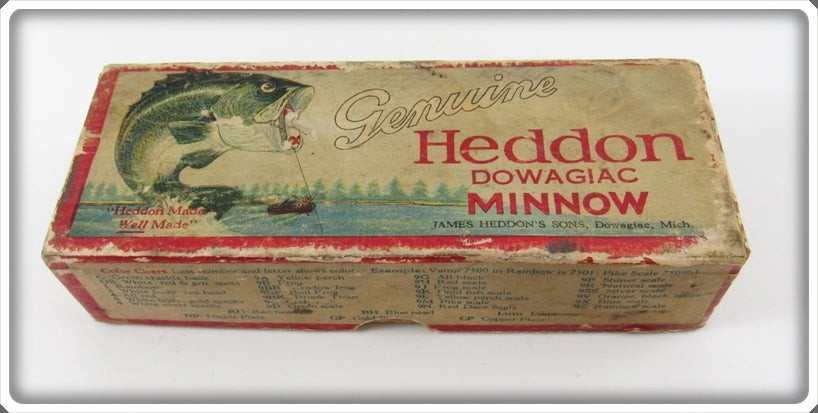 Vintage Heddon Black Yowser Empty Lure Box 195 BLK For Sale