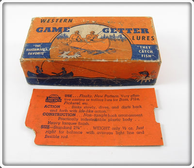 Western Auto Western Game Getter Empty Box 579 Green Perch