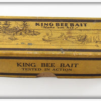 Vintage King Hardware Co King Bee Bait Empty Lure Box