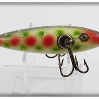 Pflueger White With Green And Red Spots Neverfail
