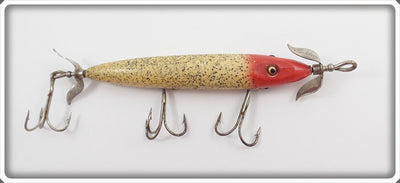 Heddon Saltwater Red Head Flitter Glass Eye Torpedo