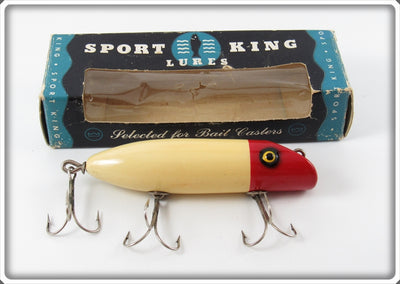 Sport King Shur Strike White & Red Bass Oreno In Box 60 7480 