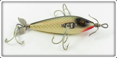 Vintage Heddon Shiner Scale 100 Dowagiac Minnow Lure 109P