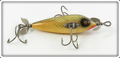 Vintage Heddon Shiner Scale 100 Dowagiac Minnow Lure 109P