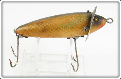Vintage Heddon Shiner Scale 210 Surface Lure 219P