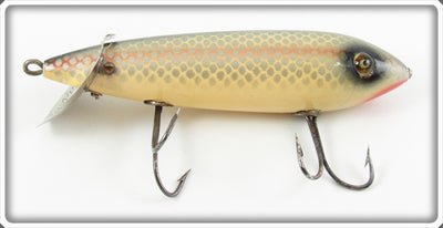 Vintage Heddon Shiner Scale Thin Body Crab Wiggler Lure 1809P