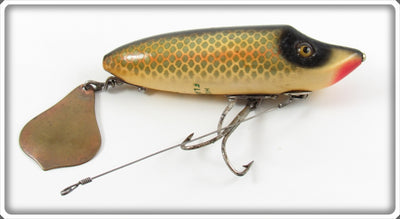 Vintage Heddon Shiner Scale Flaptail Jr Lure 7119P