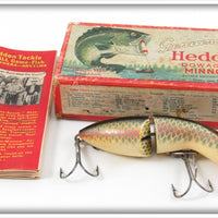 Vintage Heddon Shiner Scale Baby Gamefisher Lure In Box 5409P
