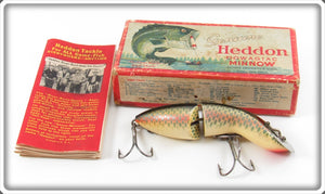 Vintage Heddon Shiner Scale Baby Gamefisher Lure In Box 5409P