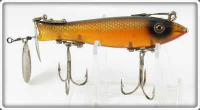 Vintage Heddon Shiner Scale Dowagiac Spook Lure 9109P