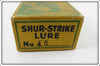 Shur Strike Shiner Scale Underwater Minnow Empty Box