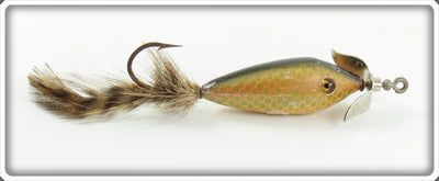 Vintage Heddon Shiner Scale Walton Feathertail Lure 49P