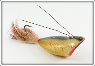 Vintage Heddon Shiner Scale Weedless Widow Lure 229P