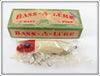 Vintage Bass A Lure Red & White Bass Oreno In Box BO 2 