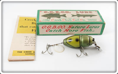 Creek Chub Green Beetle Midget Beetle Lure In Box 6051