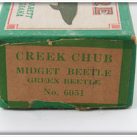 Creek Chub Green Beetle Midget Beetle In Box