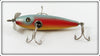 Vintage Shur Strike Rainbow Three Hook Minnow Lure 1808