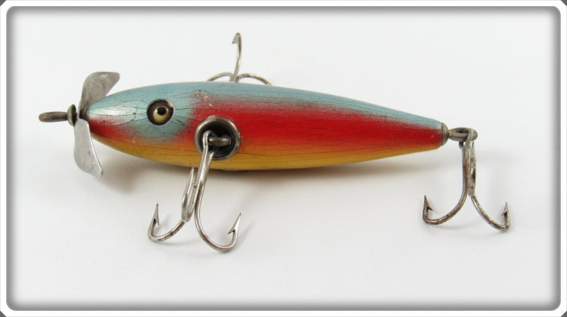 Vintage Shur Strike Rainbow Three Hook Minnow Lure 1808