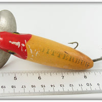 Arbogast Red & White Two Hook Musky Jitterbug