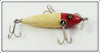 Vintage Shur Strike Red & White Three Hook Minnow Lure 1802