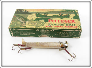 antique pflueger fishing lures Vintage Pflueger Silver Phantom Minnow In Box 1513 For Sale