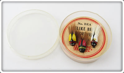 Vintage Weber Fly Rod Lifelike Beetle Assortment Lure Set In Box