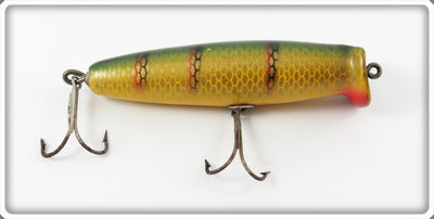 Vintage Shur Strike Yellow Perch Flat Face Lure