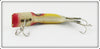Unknown Yellow Metal Diving Lure With Tail