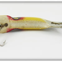 Unknown Yellow Metal Diving Lure With Tail