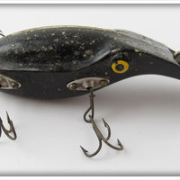 Vintage Paw Paw Black With Flitters Platypuss Lure 3529